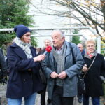 Uroczystość poświęcona pamięci Tadeusza Maja, odsłonięcie formy rzeźbiarskiej i wernisaż wystawy / Marzena Mąkosa / Radio Kielce