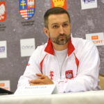Konferencja prasowa dotycząca Mistrzostw Europy Eko Kyokushin / Shinkyokushin Kadetów U16 i Młodzieżowców U22 Kielce. Na zdjęciu : Tomasz Kęćko - Prezes Kieleckiego Sportowego Klubu Karate / Marzena Mąkosa / Radio Kielce