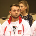 Konferencja prasowa dotycząca Mistrzostw Europy Eko Kyokushin / Shinkyokushin Kadetów U16 i Młodzieżowców U22 Kielce. Na zdjęciu : Paula Malikowska / Marzena Mąkosa / Radio Kielce