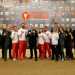 Konferencja prasowa dotycząca Mistrzostw Europy Eko Kyokushin / Shinkyokushin Kadetów U16 i Młodzieżowców U22 Kielce. Na zdjęciu : Przemysław Predygier - Dyrektor Oddziału TVP S.A. w Kielcach / Marzena Mąkosa / Radio Kielce