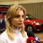 Konferencja prasowa dotycząca Mistrzostw Europy Eko Kyokushin / Shinkyokushin Kadetów U16 i Młodzieżowców U22 Kielce / Marzena Mąkosa / Radio Kielce