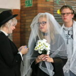 Inscenizacja obrzędu Dziadów w I Liceum Ogólnokształcącym im. Stefana Żeromskiego w Kielcach / Marzena Mąkosa / Radio Kielce