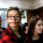 Inscenizacja obrzędu Dziadów w I Liceum Ogólnokształcącym im. Stefana Żeromskiego w Kielcach / Marzena Mąkosa / Radio Kielce