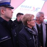 Skarżysko-Kamienna. Program "Interwencja”. Paweł Rycerski, specjalista Wydziału Ruchu Drogowego KPP w Skarżysku i Małgorzata Pawelec, rzecznik prasowy kieleckiego oddziału GDDKiA / Krzysztof Bujnowicz / Radio Kielce