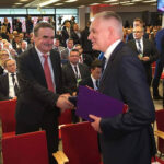 Warszawa. Kongres partii Porozumienie Jarosława Gowina. W kongresie zjednoczeniowym wzięło udział wielu samorządowców, w tym prezydenci Kielc Wojciech Lubawski, Torunia Michał Zalewski oraz Kalisza Grzegorz Sapiński / Facebook