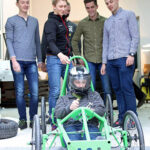 Bolid, którym studenci Politechniki Świętokrzyskiej będą rywalizować w wyścigach pojazdów elektrycznych Greenpower / Politechnika Świętokrzyska