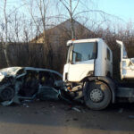 Wypadek w miejscowości Węgrce Szlacheckie / Komenda Powiatowa PSP w Sandomierzu