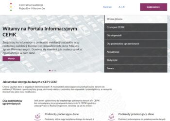 Centralna Ewidencja Pojazdów i Kierowców / www.cepik.gov.pl