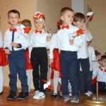 Uroczystości z okazji Święta Niepodległości organizowane przez Przedszkole nr 3 w Sandomierzu / Grażyna Szlęzak-Wójcik / Radio Kielce