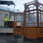 Replika neorenesansowego Kiosku Kiebabczego została ustawiona na kieleckim Rynku / Wiktor Dziarmaga / Radio Kielce