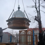 Replika neorenesansowego Kiosku Kiebabczego została ustawiona na kieleckim Rynku / Wiktor Dziarmaga / Radio Kielce