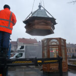 Replika neorenesansowego Kiosku Kiebabczego została ustawiona na kieleckim Rynku