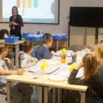 Spin Day 2017. Warsztaty dla dzieci i młodzieży w Centrum Geoedukacji Geopark Kielce / Michał Kita / Radio Kielce