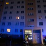 Kielce. Pożar mieszkanie na osiedlu Na Stoku / Michał Kita / Radio Kielce