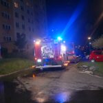 Kielce. Pożar mieszkanie na osiedlu Na Stoku / Michał Kita / Radio Kielce