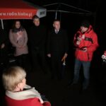 Busko-Zdrój. Protest kupców przeciwko planom władz miasta, które chcą przenieść pasaż handlowy / Piotr Michalski / Radio Kielce