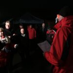 Busko-Zdrój. Protest kupców przeciwko planom władz miasta, które chcą przenieść pasaż handlowy / Piotr Michalski / Radio Kielce