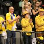 7. kolejka Ligi Mistrzów piłkarzy ręcznych: Aalborg Handbold - PGE Vive Kielce. Kieleccy kibice / Krzysztof Bujnowicz / Radio Kielce