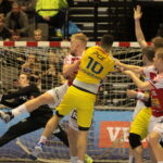7. kolejka Ligi Mistrzów piłkarzy ręcznych: Aalborg Handbold - PGE Vive Kielce / Krzysztof Bujnowicz / Radio Kielce