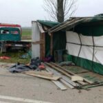 Michałów. Wypadek na drodze wojewódzkiej nr 766 / PSP w Pińczowie