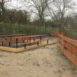 Dom Ludowy w Trzebiesławicach. Ogródek rekreacyjny / Grażyna Szlęzak-Wójcik / Radio Kielce