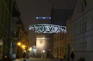Sandomierz. Dekoracje świąteczne / Grażyna Szlęzak - Wójcik / Radio Kielce