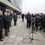 15.11.2017 Kielce. Konferencja prasowa na temat remontu dworca PKP / Jarosław Kubalski / Radio Kielce