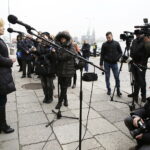 15.11.2017 Kielce. Konferencja prasowa na temat remontu dworca PKP / Jarosław Kubalski / Radio Kielce