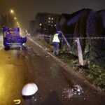 17.11.2017 Kielce. Ul. Leszczyńska. Wypadek / Jarosław Kubalski / Radio Kielce