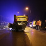 17.11.2017 Kielce. Ul. Leszczyńska. Wypadek / Jarosław Kubalski / Radio Kielce