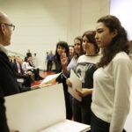 22.11.2017 Kielce. UJK. Stypendia dla studentów z Winnicy / Jarosław Kubalski / Radio Kielce