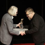 24.11.2017 Kielce. Festiwal Form Dokumentalnych NURT. Gala finałowa. Brązowy NURT dla filmu "Zwierze na papierze" w reżyserii Grzegorza Linkowskiego / Jarosław Kubalski / Radio Kielce