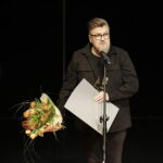 24.11.2017 Kielce. Festiwal Form Dokumentalnych NURT. Gala finałowa. Brązowy NURT dla filmu "Zwierze na papierze" w reżyserii Grzegorza Linkowskiego / Jarosław Kubalski / Radio Kielce