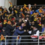 25.11.2017 Kielce. 17. kolejka LOTTO Ekstraklasy: Mecz Korona Kielce - Legia Warszawa. Kibice / Jarosław Kubalski / Radio Kielce