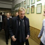 29.11.2017 Kielce. SP nr 1. Otwarcia 24 Grudniowego Turnieju Trójek Piłkarskich. Prezes PZPN Zbigniew Boniek / Jarosław Kubalski / Radio Kielce