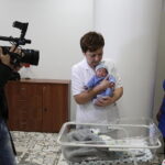 29.11.2017 Kielce. Wojewódzki Szpital Zespolony. Trojaczki państwa Julity i Wojciecha Krawczyków. / Jarosław Kubalski / Radio Kielce