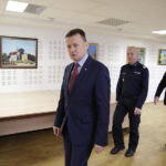 Podsumowanie programu "Razem bezpieczniej". Minister Spraw Wewnętrznych i Administracji Mariusz Błaszczak / Jarosław Kubalski / Radio Kielce