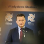 Podsumowanie programu "Razem bezpieczniej". Minister Spraw Wewnętrznych i Administracji Mariusz Błaszczak / Jarosław Kubalski / Radio Kielce