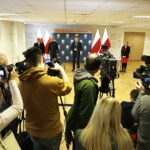 Podsumowanie programu "Razem bezpieczniej". Minister Spraw Wewnętrznych i Administracji Mariusz Błaszczak / Jarosław Kubalski / Radio Kielce