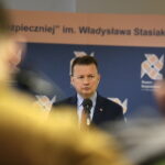 Podsumowanie programu "Razem bezpieczniej". Minister Spraw Wewnętrznych i Administracji Mariusz Błaszczak / Jarosław Kubalski / Radio Kielce