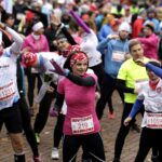 10. Bieg Niepodległości w Kielcach. Rozgrzewka / Jarosław Kubalski / Radio Kielce