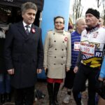 10. Bieg Niepodległości w Kielcach. Senator PiS Krzysztof Słoń i wojewoda świętokrzyski Agata Wojtyszek / Jarosław Kubalski / Radio Kielce