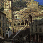 Kielce. „Katedra w Amalfi” Aleksander Gierymski – 1897-1899 r. / Muzeum Narodowe w Kielcach