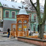 Replika neorenesansowego Kiosku Kiebabczego została ustawiona na Rynku / Marzena Mąkosa / Radio Kielce