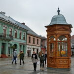 Replika neorenesansowego Kiosku Kiebabczego została ustawiona na Rynku / Marzena Mąkosa / Radio Kielce