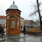 Replika neorenesansowego Kiosku Kiebabczego została ustawiona na Rynku / Marzena Mąkosa / Radio Kielce