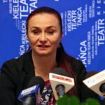 Konferencja prasowa na temat spektaklu premierowego "Zobacz jazz. Hymn of Life & Golden Ages". Na zdjęciu : Elżbieta Pańtak - Dyrektor Kieleckiego Teatru Tańca / Marzena Mąkosa / Radio Kielce