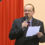 Konferencja na temat programu Senior + w 2018 roku. Na zdjęciu : Mariusz Pasek - Zastępca Dyrektora Wydziału Polityki Społecznej i Zdrowia / Marzena Mąkosa / Radio Kielce