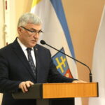 Konferencja na temat programu Senior + w 2018 roku. Na zdjęciu : Andrzej Bętkowski - wicewojewoda świętokrzyski / Marzena Mąkosa / Radio Kielce