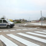 Oznakowanie poziome przy skrzyżowaniu ulic Tarnowskiej, księdza Jerzego Popiełuszki, Wapiennikowej i Pileckiego w Kielcach / Marzena Mąkosa / Radio Kielce